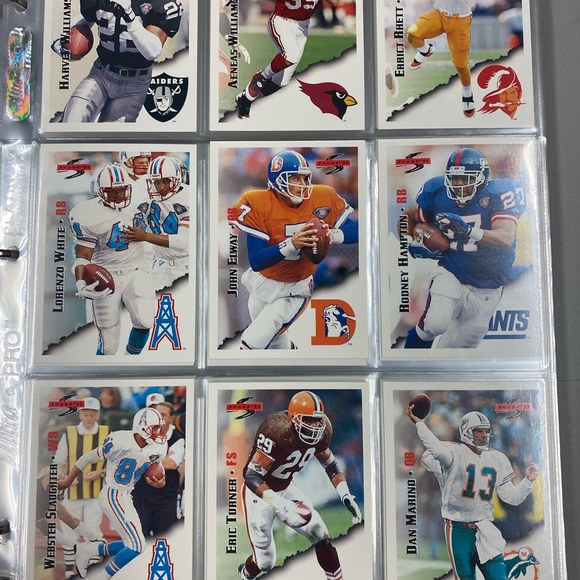 1995 Score NFL Football Trading Cards In binder - Picture 4 of 8